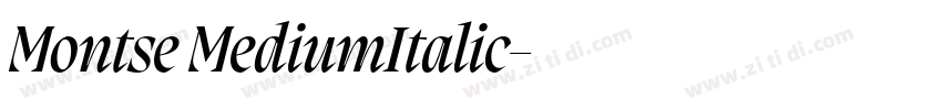 Montse MediumItalic字体转换 Montse MediumItalic字体转换